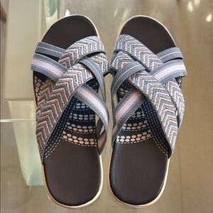 Stylish Black and Gray Women's Sandals